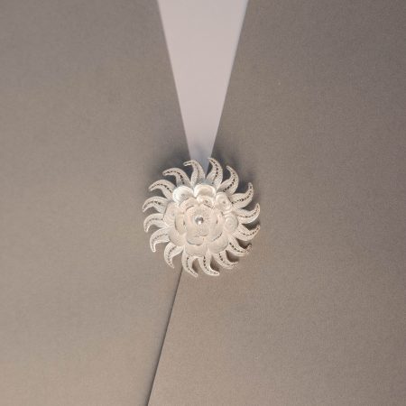 Pinwheel Flower Fill Brooch